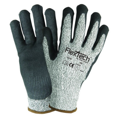 1pair=2pcs Anti-cut gloves pu coating coated palm dipped gloves non-slip  five-level anti-cut construction site gloves