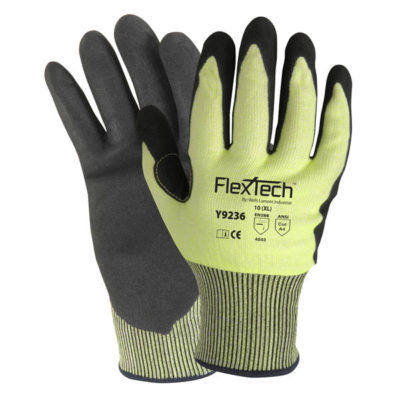 Tacoma Screw Products  Non-Slip Work Gloves — Polyurethane Palm Coating,  Small