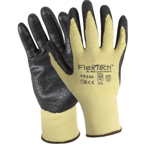 Para-aramid/Lycra Shell with Foam Nitrile Palm (Y9256) 1