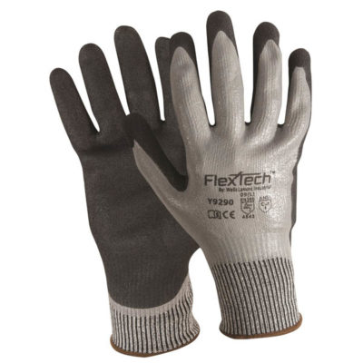 (TSK2001) Task Gloves - Polyurethane Black Palm Coated Gloves XL