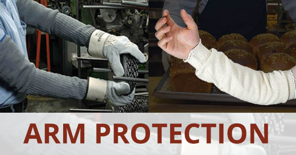 Avoid mishaps at work, protect your arms from lacerations by wearing sleeves