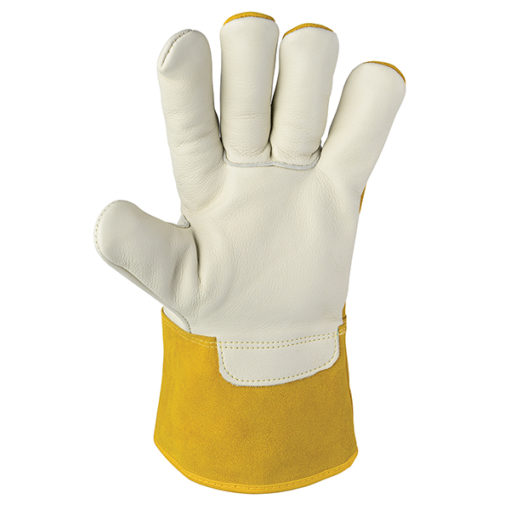 Y3034 Premium Leather MIG Welding Para-aramid Lined Glove 3