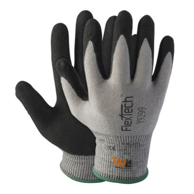 PIP ProtectiveLeather Palm Work Gloves - Large Size - Gunn-cut - White -  Comfortable, Durable, Wear Resistant, Breathable, Flexible, Water Resistant  - For Construction, Metal Handling, Maintenance, Warehouse, Material  Handling - 2 /